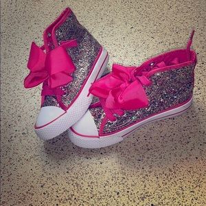 Girls jojo sparkly sneakers